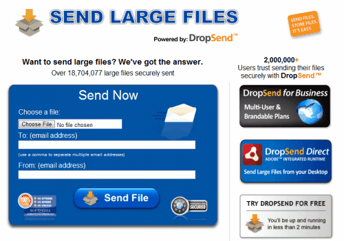 send large files