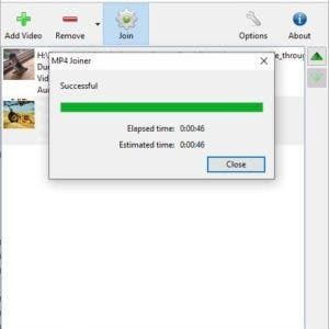 MP4Joiner video merge test 2