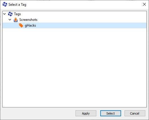 Tagging For Windows - Create a Tag 5