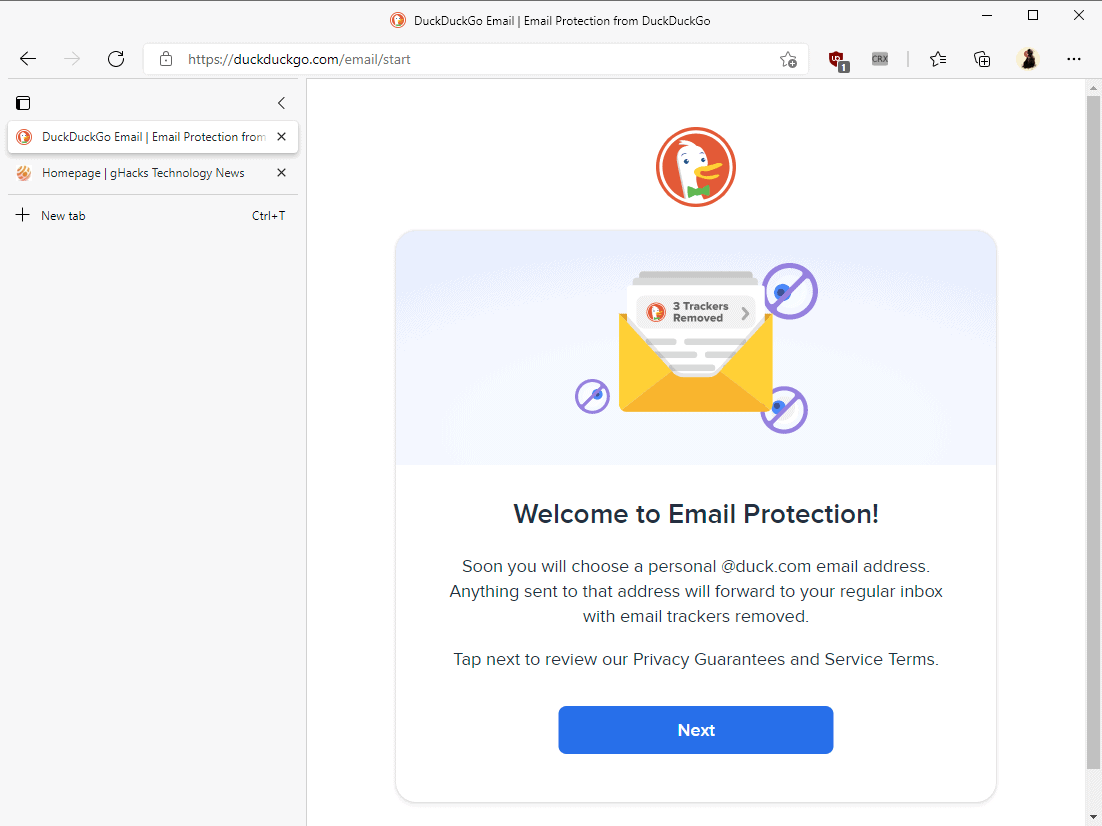 DuckDuckGo lanserer en e -postbeskyttelsestjeneste