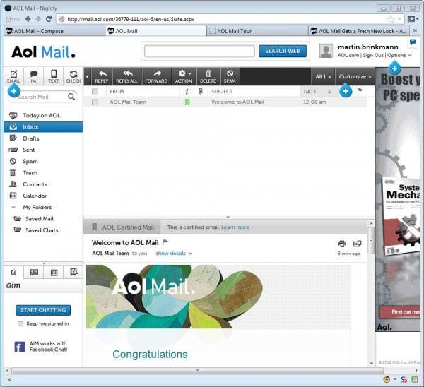aol mail