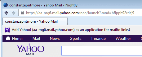 Ar trebui să adăugați Yahoo! ca aplicație pentru link-uri mailto?