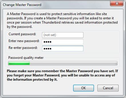 master password