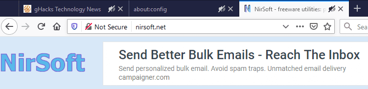 firefox not secure