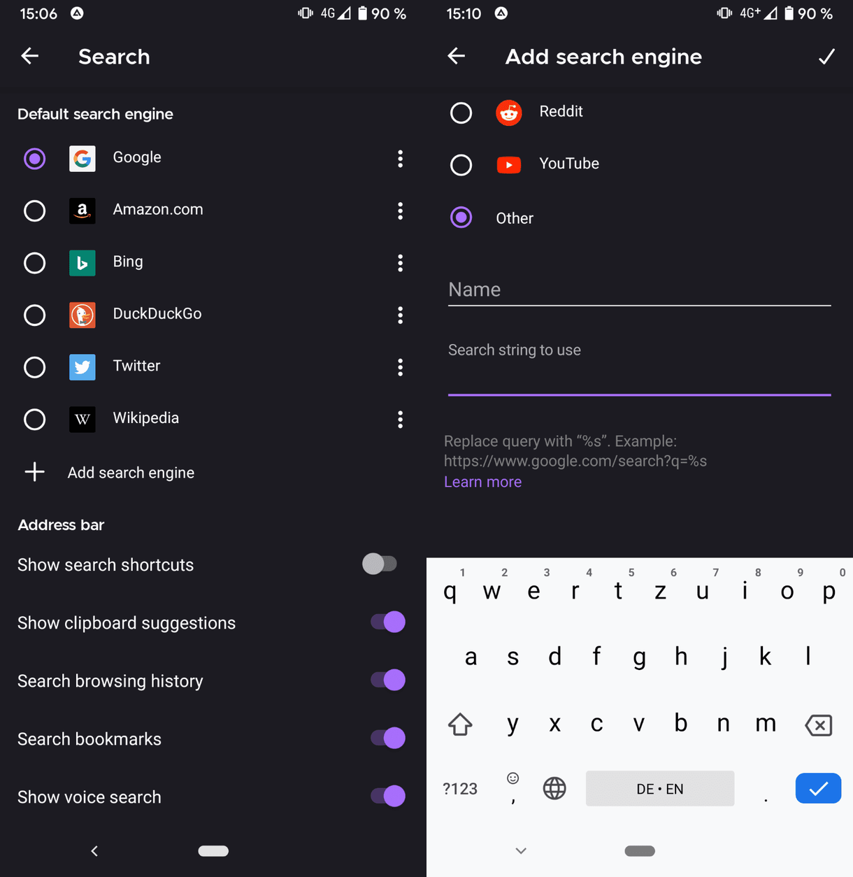 Android tweaks और सुझावों के लिए फ़ायरफ़ॉक्स 79
