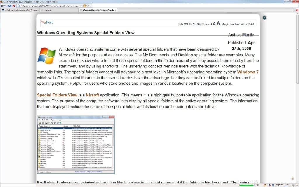Zwiększ czytelność witryny dzięki TidyRead dla przeglądarki Firefox