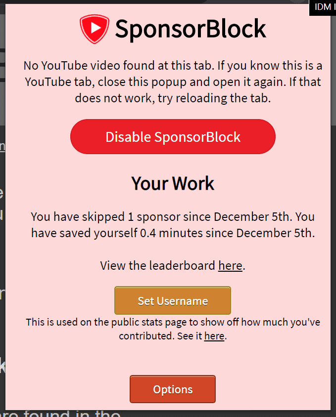 sponsorblock save time