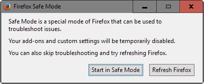 refresh firefox
