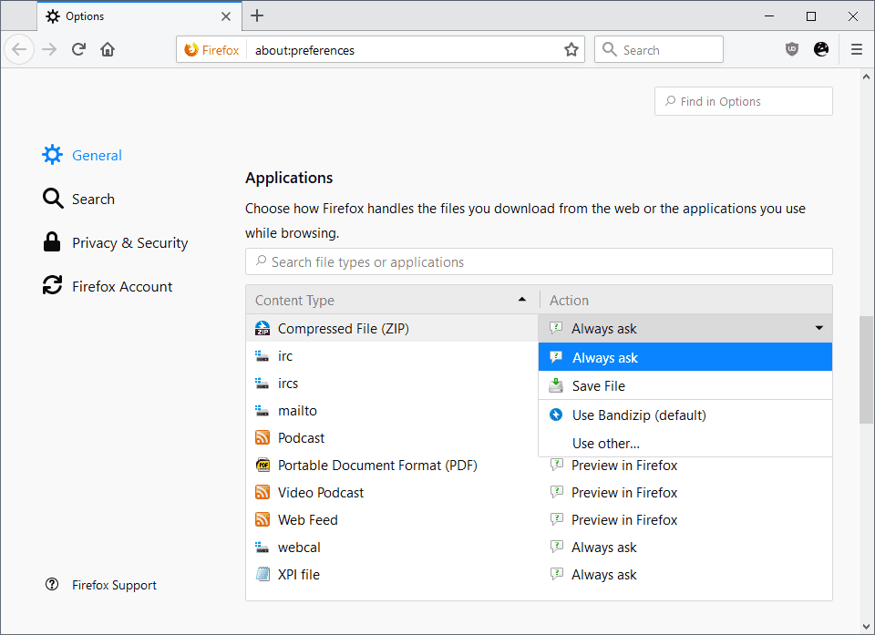 firefox downloads