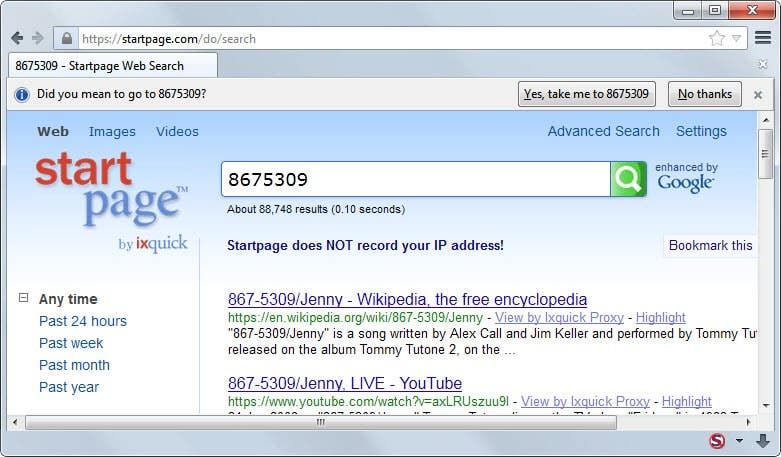 firefox local queries