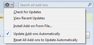 update addons automatically