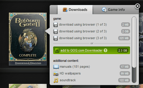 good old games baldurs gate