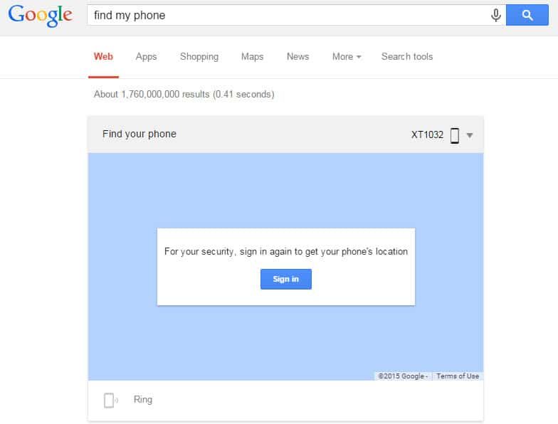 So finden Sie Ihr Telefon mithilfe der Google-Suche