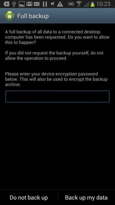 full backup