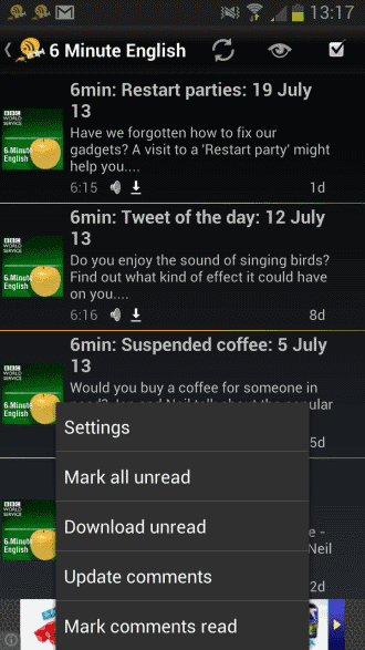 android podcasts