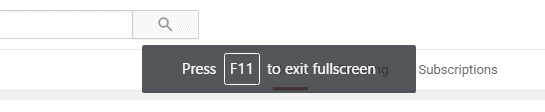 f11 fullscreen