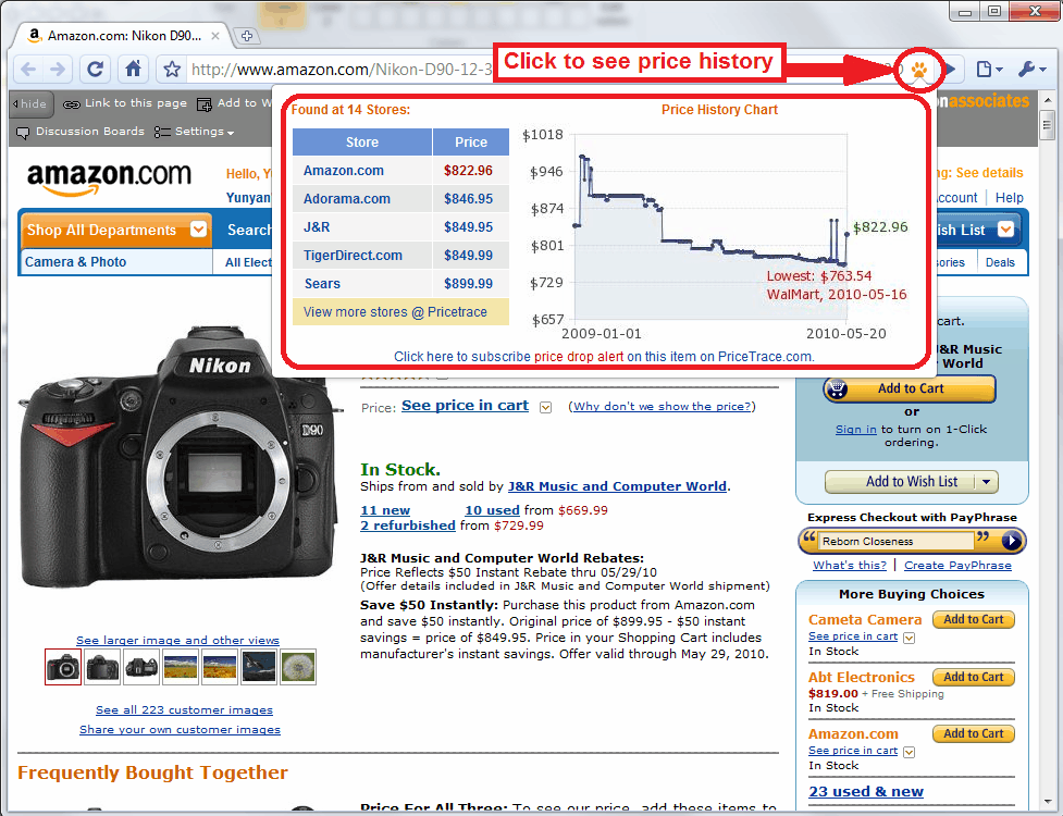 pricetrace