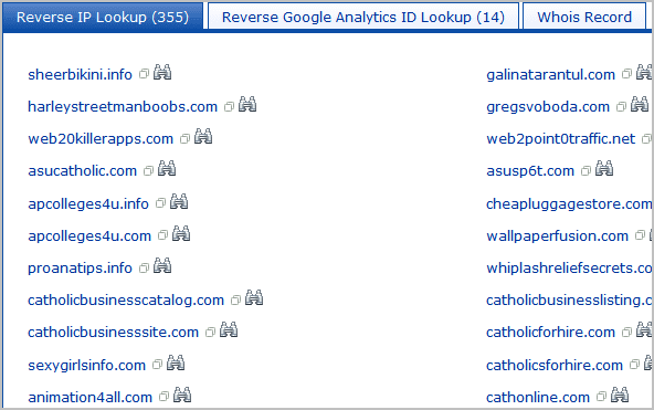 domain lookups