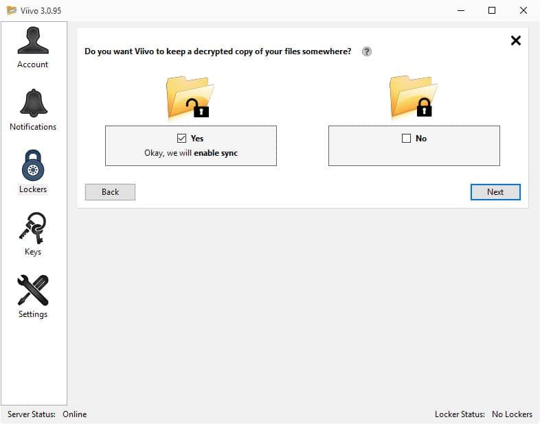 viivo keep decrypted copies