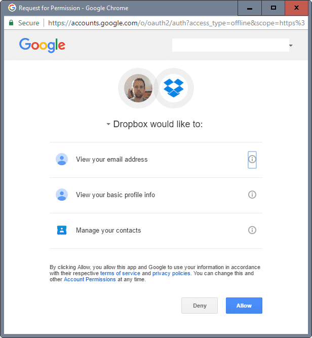 dropbox google