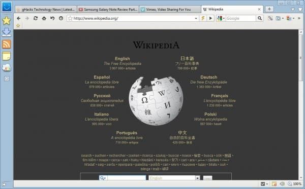 maxthon night mode