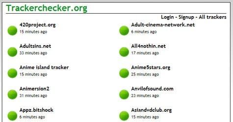 Trackerchecker saraksti ir atvērti tikai ielūgumu saņēmušo vietnēs