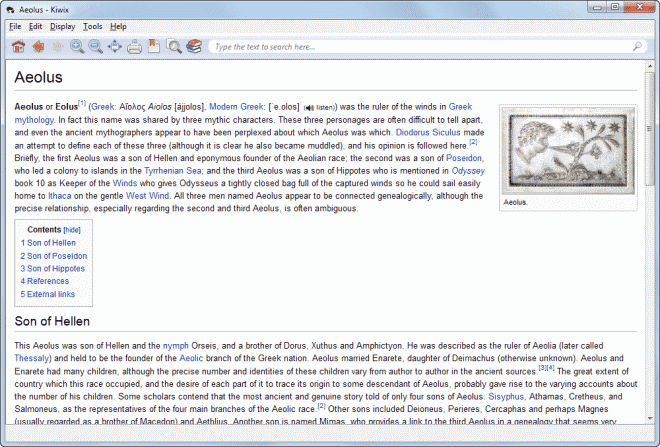 kiwix wikipedia offline browser