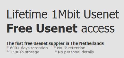 XSUsenet, acesso gratuito vitalício à Usenet