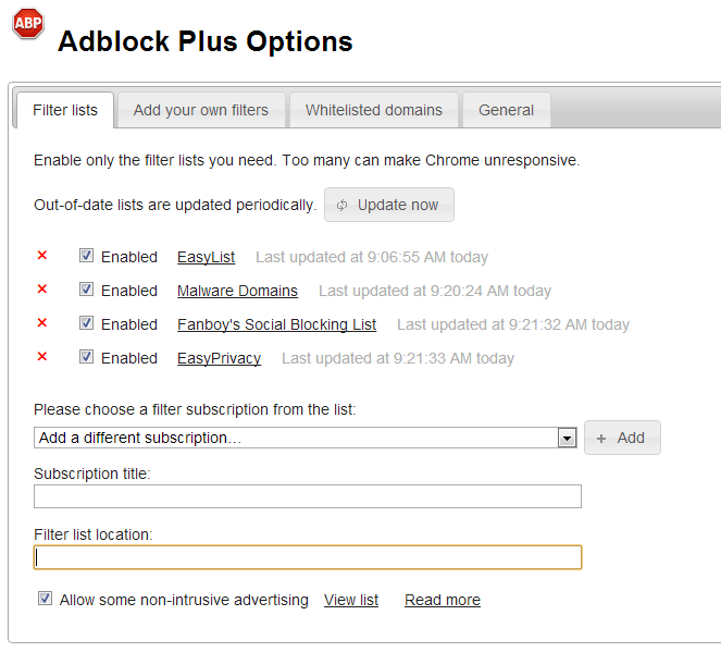 adblock plus custom filter
