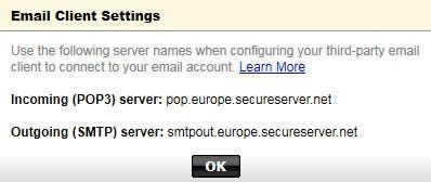 godaddy mail server