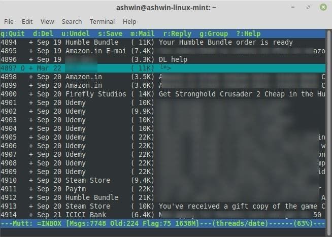 Mutt е приложение за имейл на команден ред за Linux и ето как да го настроите