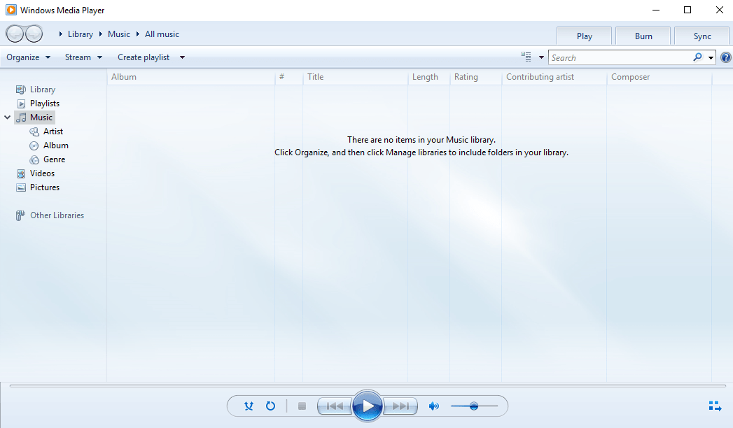 Ændringer til Windows Media Center og Player Metadata-tjeneste