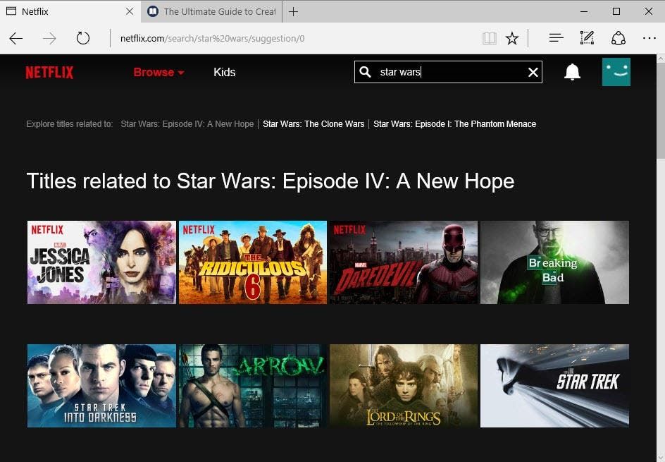 netflix not available