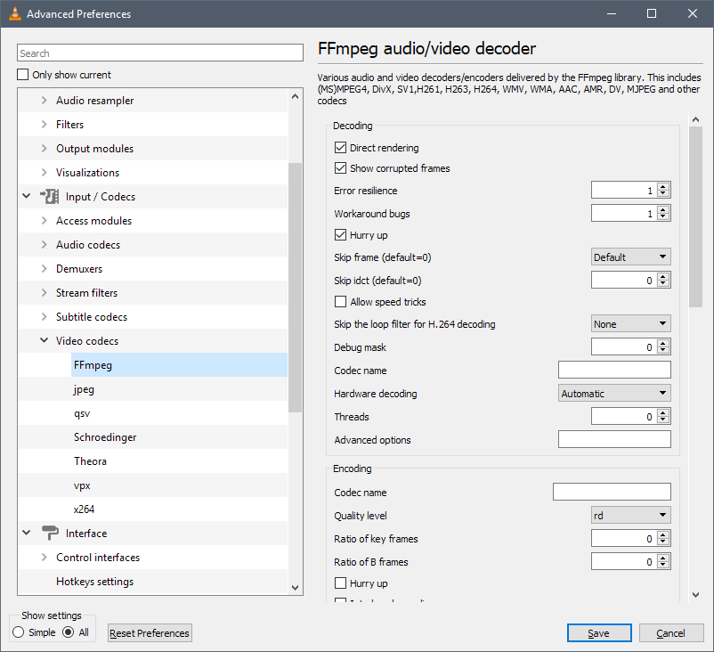 vlc ffmpeg hardware decoding