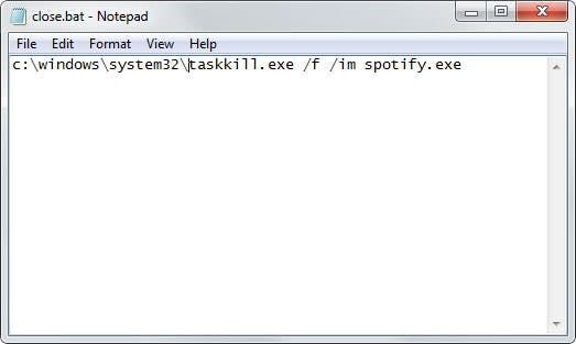 terminate spotify