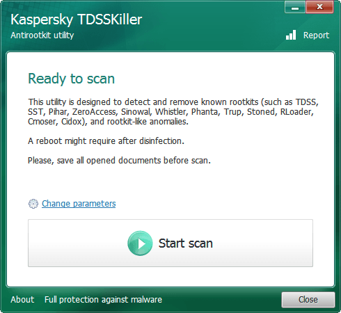 kaspersky tdsskiller