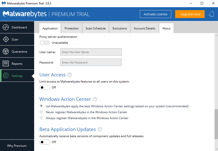 Malwarebytes แก้ไขข้อผิดพลาดการปิดใช้งาน Windows Defender ใน Windows 10 1903
