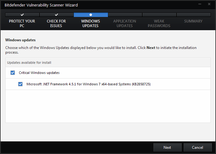 bitdefender windows updates