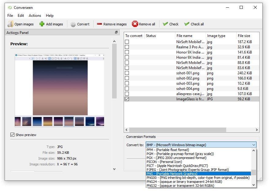 Converseen converter