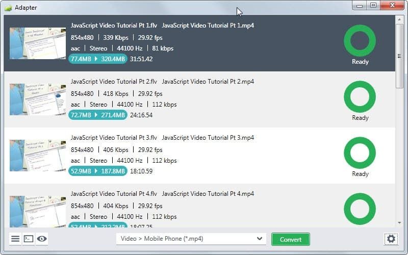 L'adaptateur est un puissant convertisseur vidéo, audio et d'image
