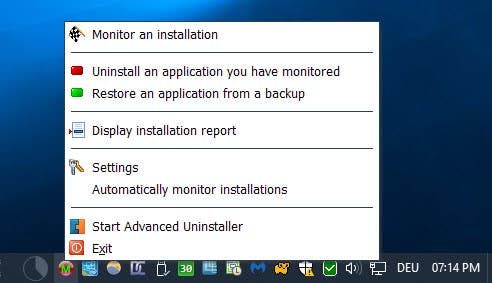 monitor an installation