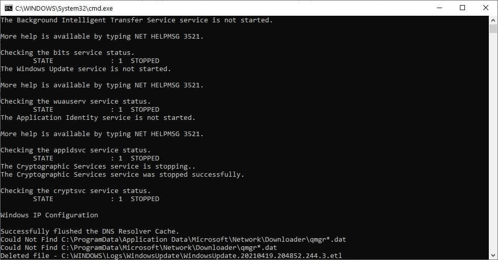 „Fixdows“ iš naujo nustato „Windows“ naujinimą