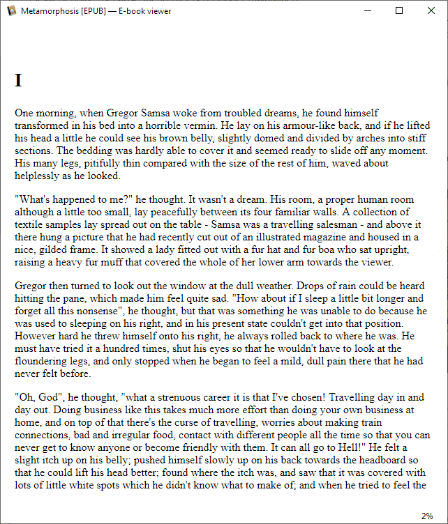 calibre e-book reader