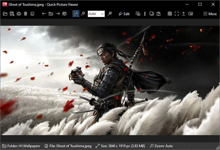 Quick Picture Viewer dark theme