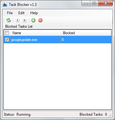 Blockera alla processer från att köra med Task Blocker för Windows