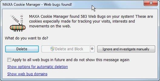 web bugs tracking cookies