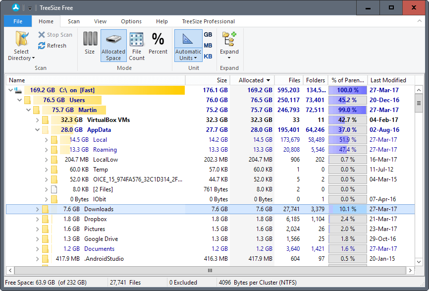 TreeSize Free 4.0 çıktı