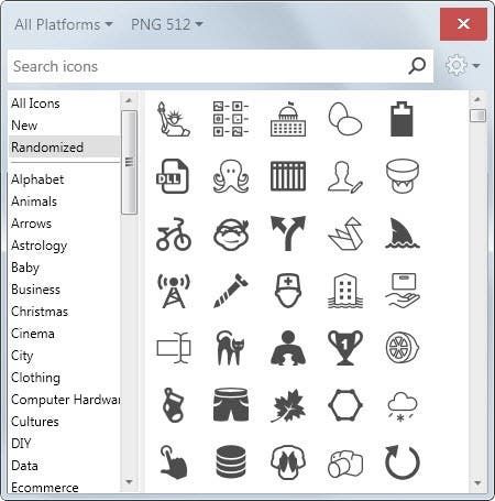 Recherchez, enregistrez et utilisez des icônes gratuitement avec Icons8
