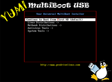 boot menu