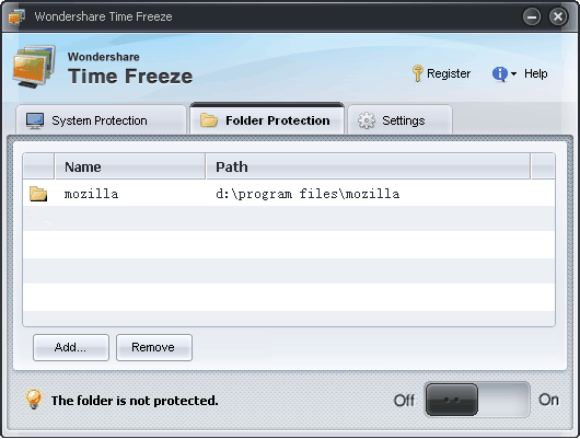 folder protection